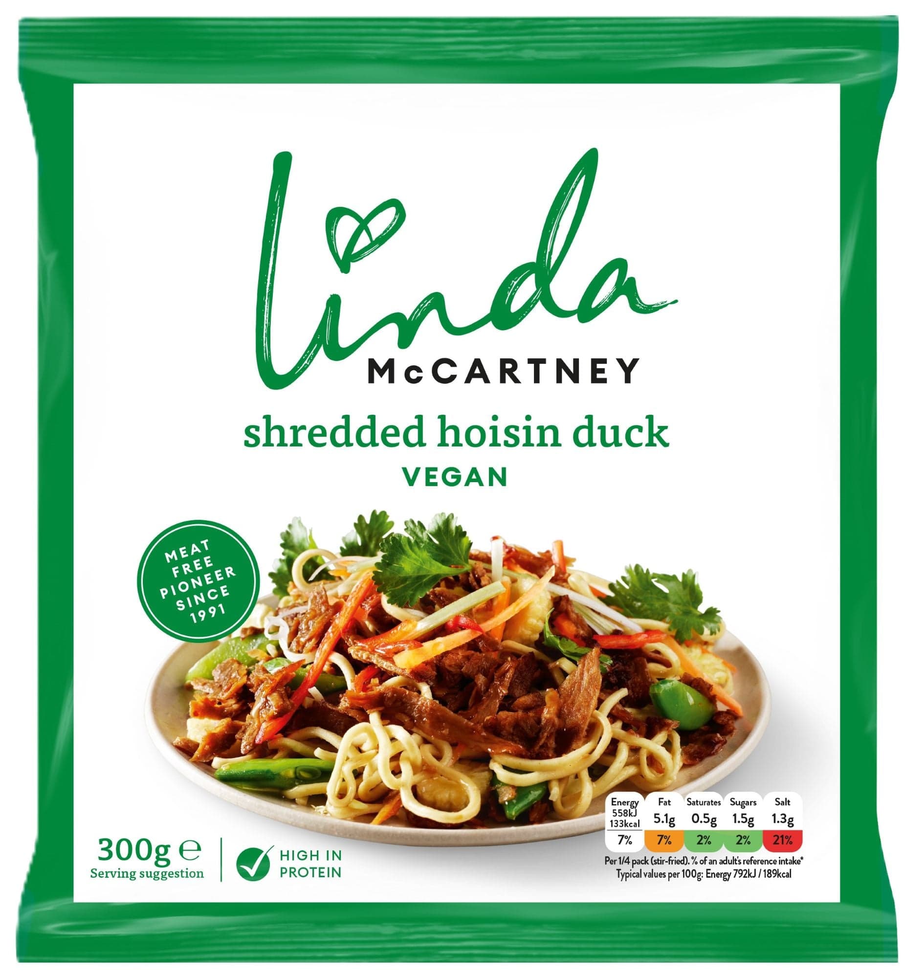 Linda McCartney's Veganská hoisin kachna (mražená)