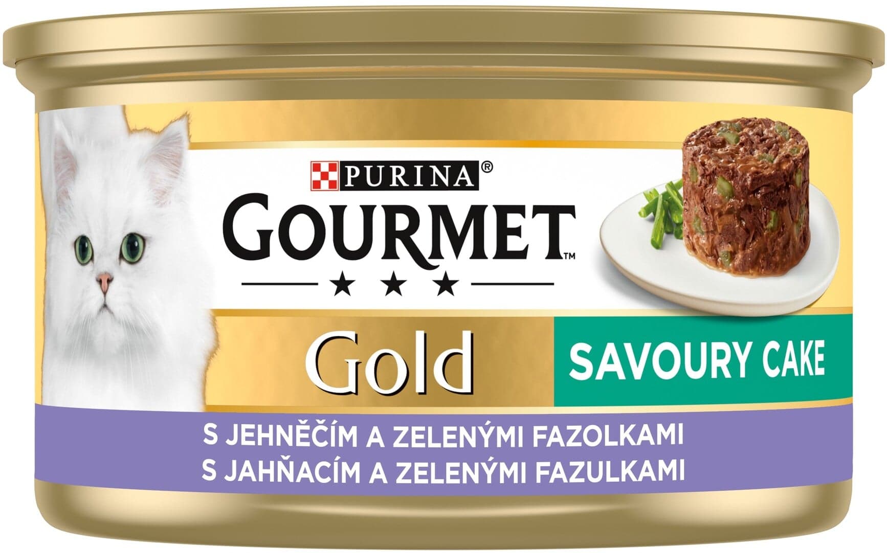 Gourmet Gold Savoury Cake konzerva pro kočky jehněčí
