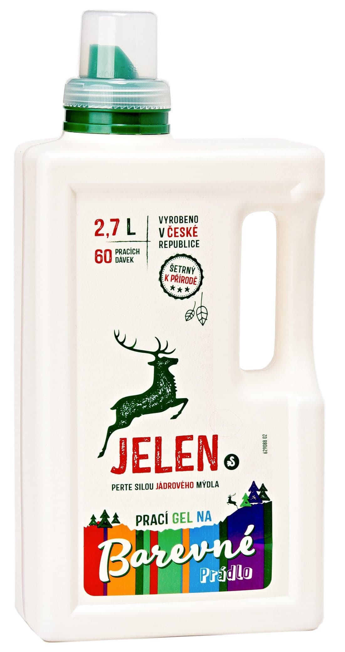 Jelen Prací gel na barevné prádlo  (2,7l)
