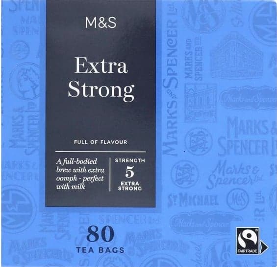 Marks & Spencer Porcovaný extra silný čaj