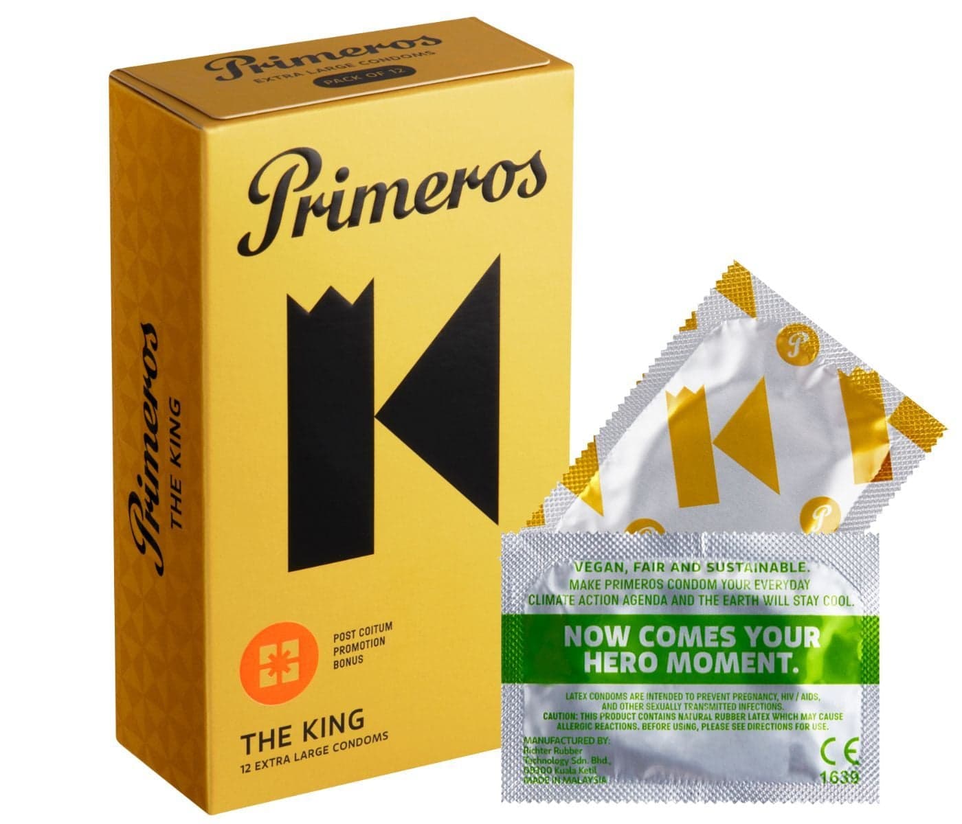 Primeros The King extra velké kondomy