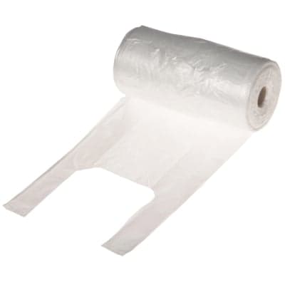 Mikrotenové sáčky s uchy na roli, nosnost až 3 kg