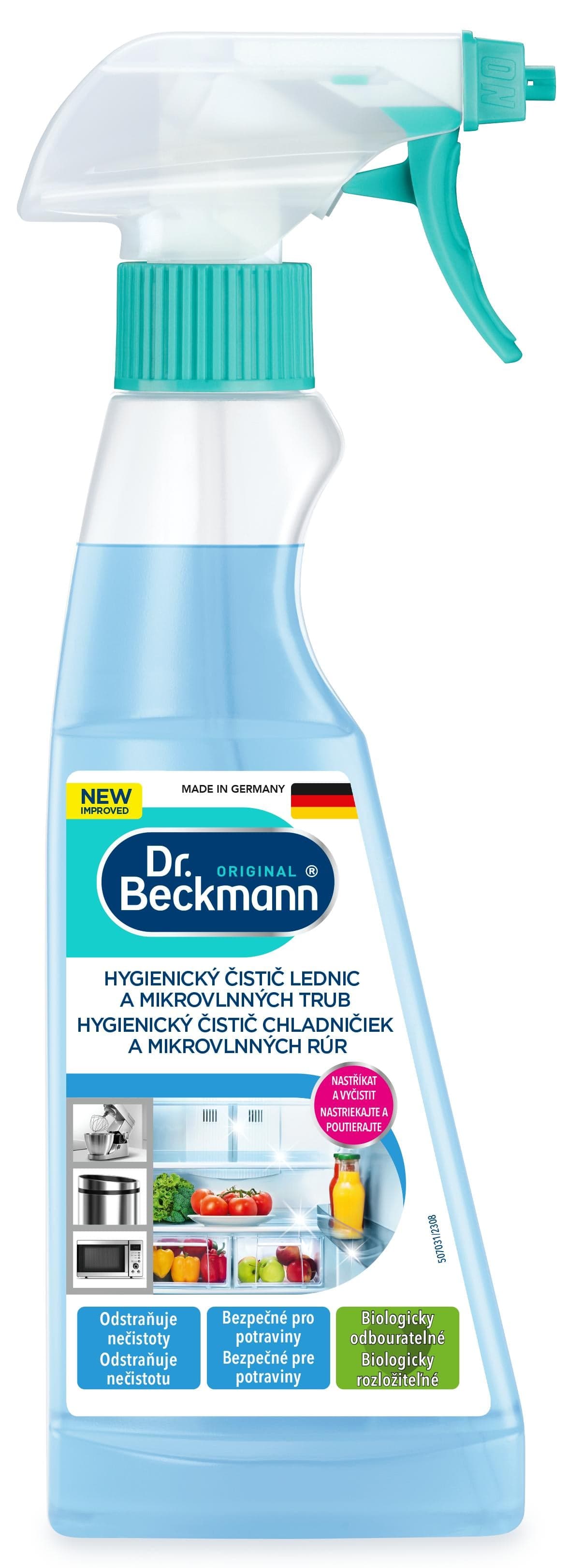 Dr. Beckmann Hygienický čistič lednic a mikrovlnných trub