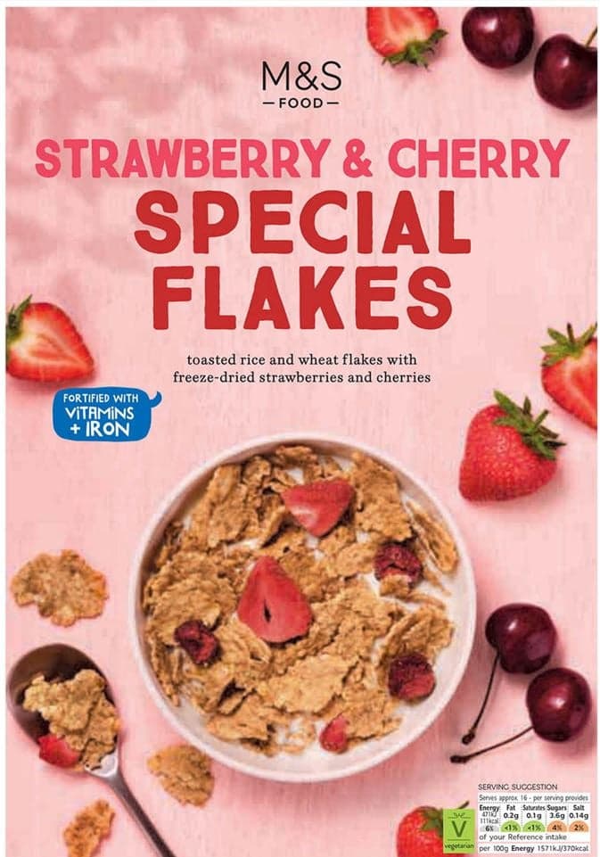 Marks & Spencer Berry & Cherry Flakes