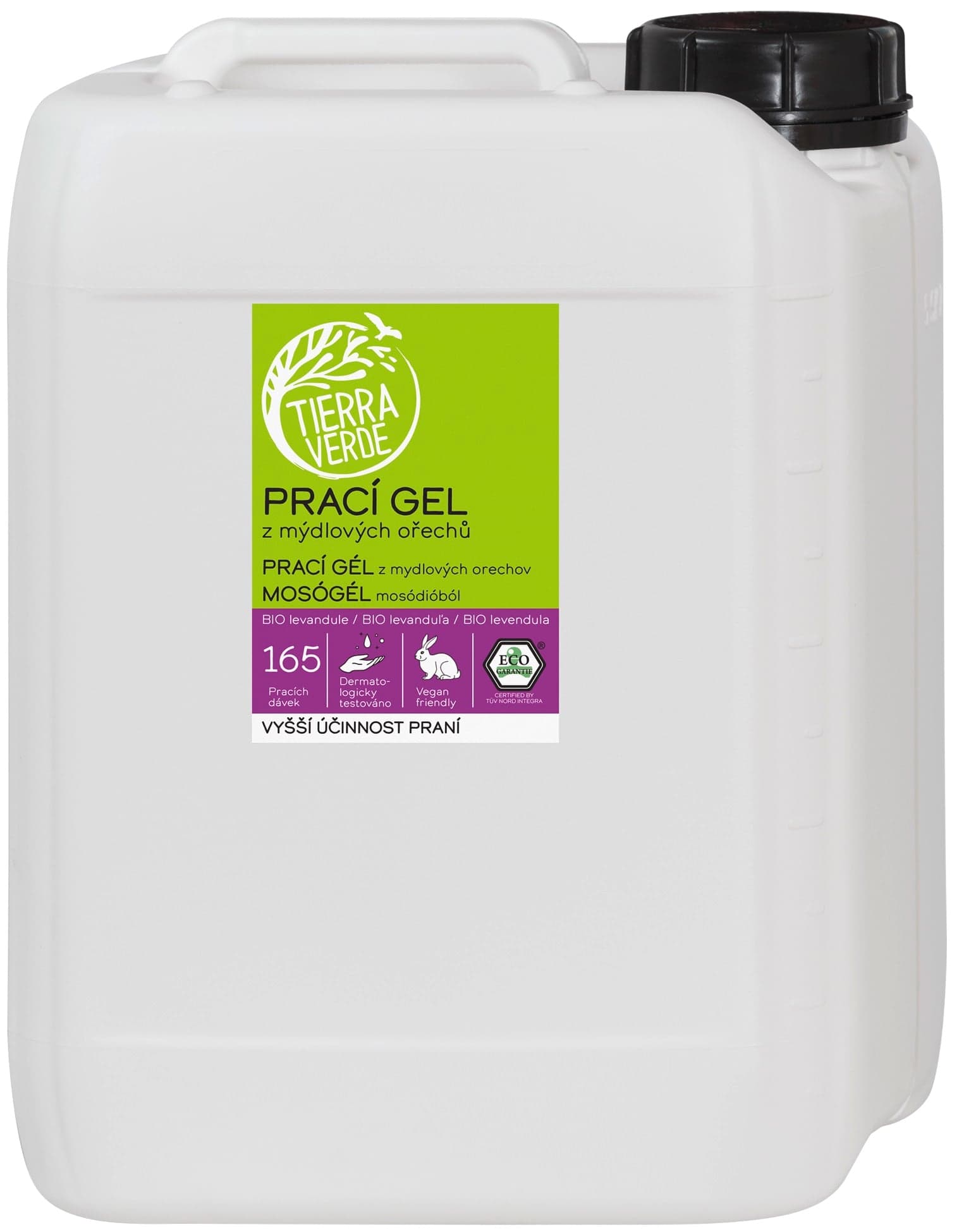 Tierra Verde Prací gel s BIO levandulovou silicí (5 l)