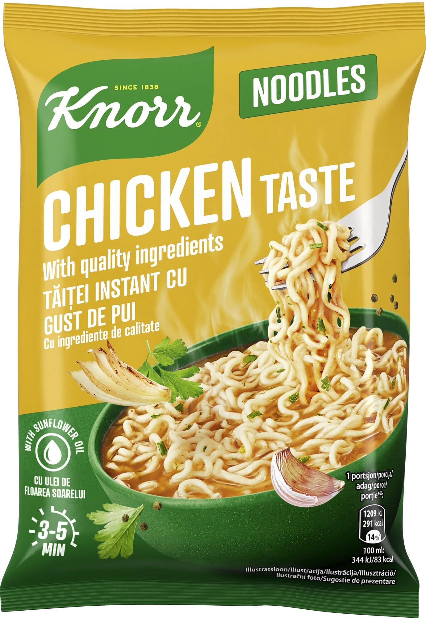 Knorr Nudle s kuřecí polévkou