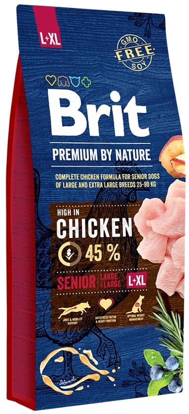 Brit Premium by Nature Senior L + XL Chicken pro psy