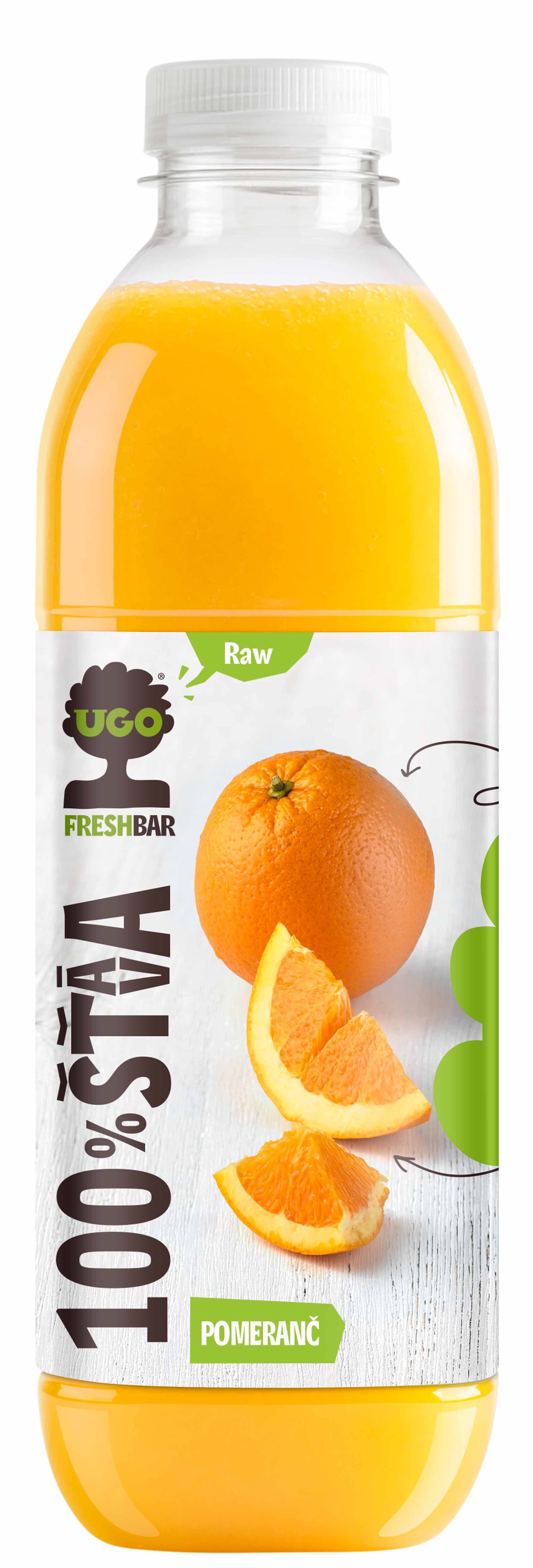 UGO RAW 100% pomeranč