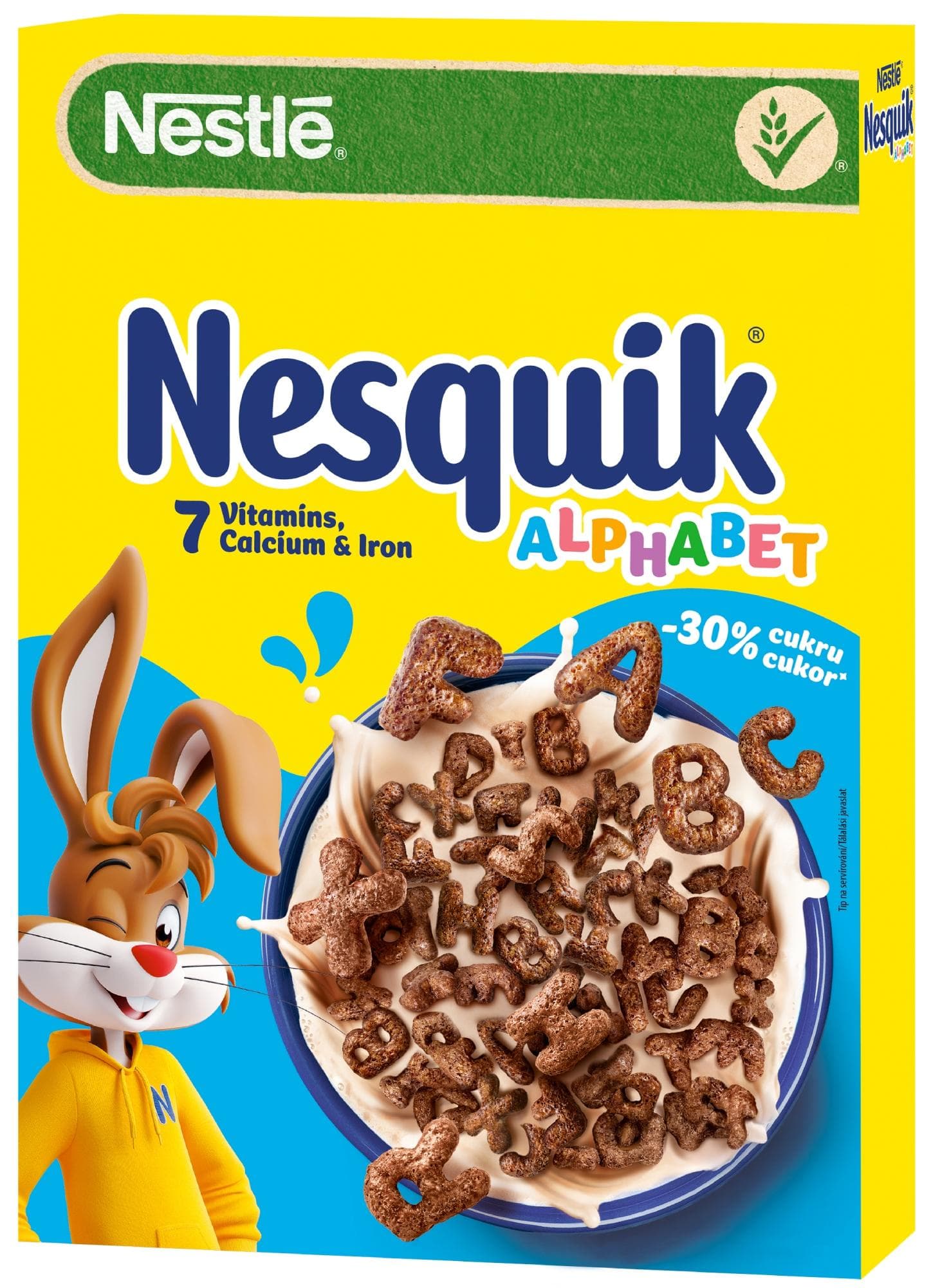 Nestlé Nesquik Alphabet snídaňové cereálie