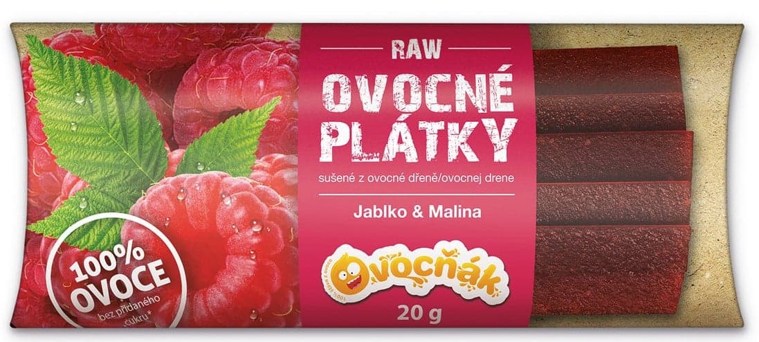 Ovocňák Plátky jablko a malina