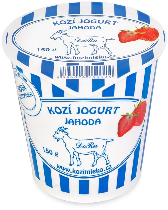 Biofarma DoRa Kozí jogurt ochucený jahodou