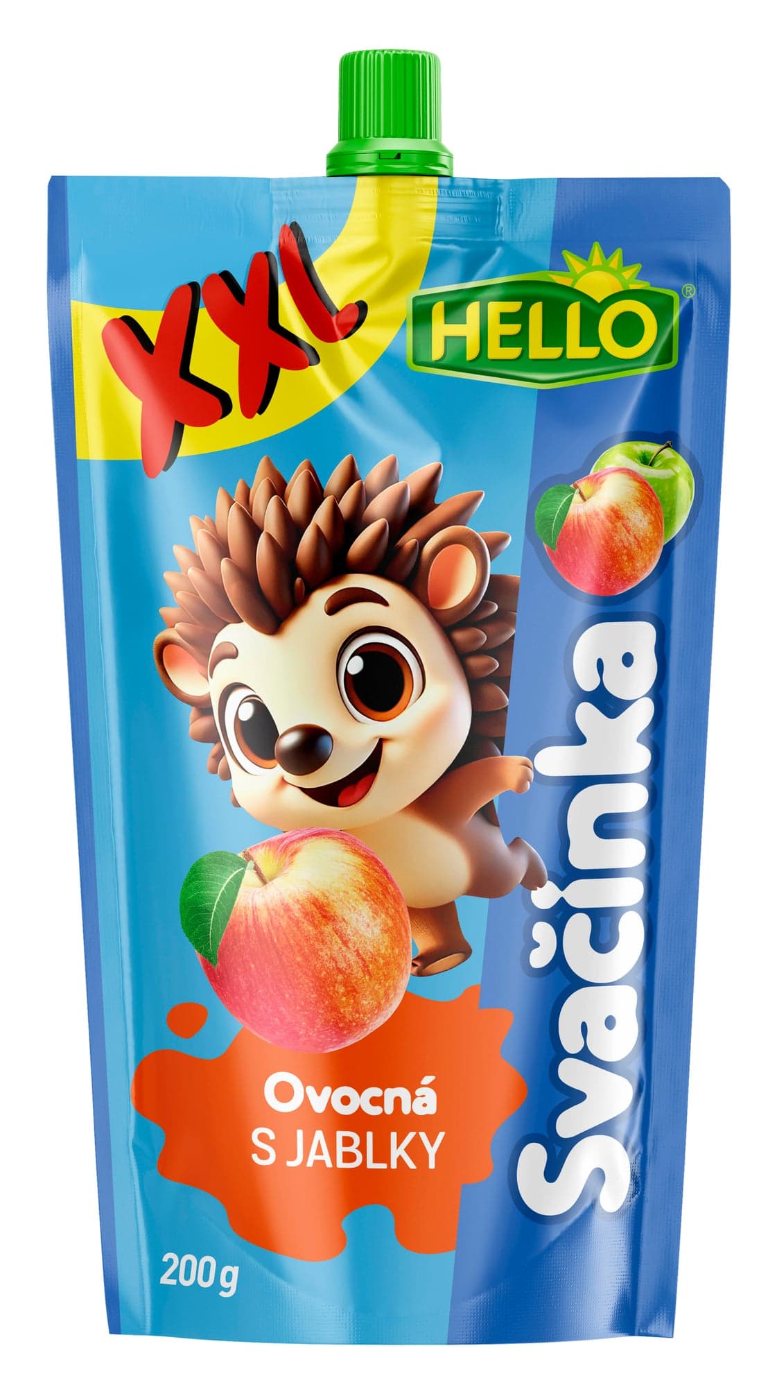 Hello Ovocná svačinka XXL s jablky kapsička
