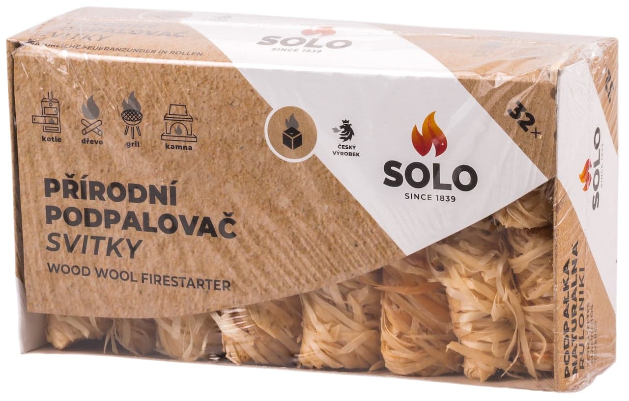 Solo Přírodní podpalovač svitky