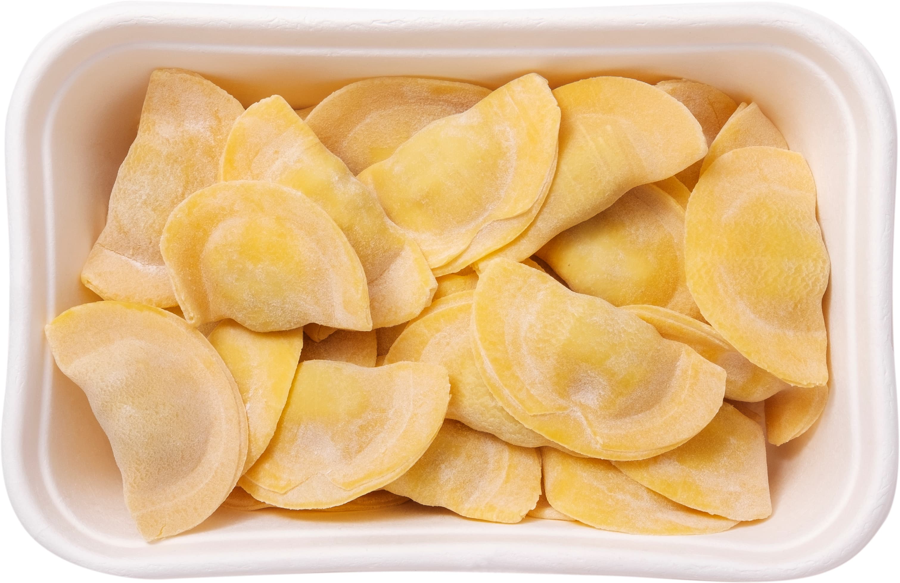 Čerstvá pasta Ravioli krůtí s bylinkami