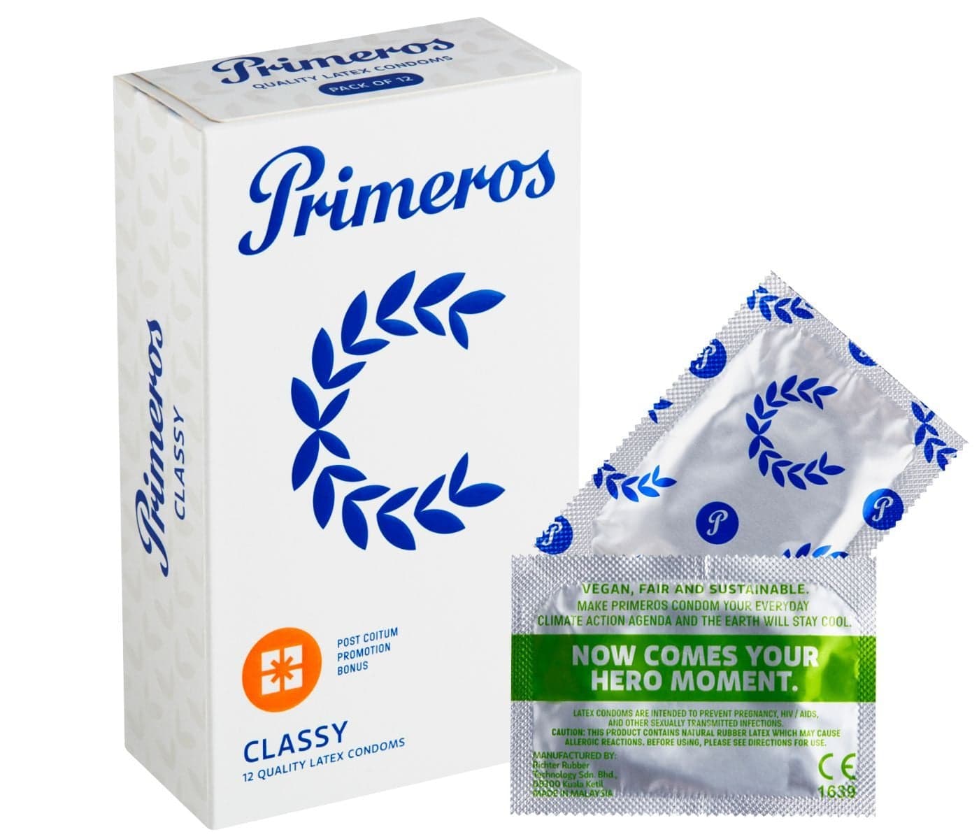 Primeros Classy kondomy z kvalitního latexu