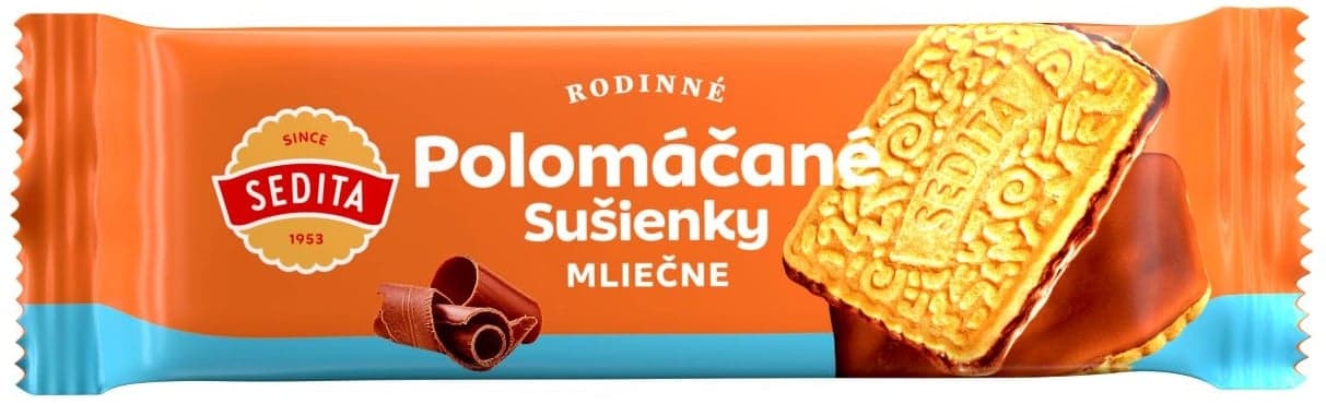 Sedita Rodinné sušenky polomáčené mléčné