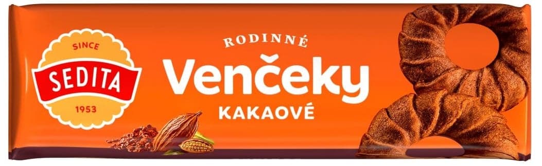 Sedita Rodinné Věnečky kakaové