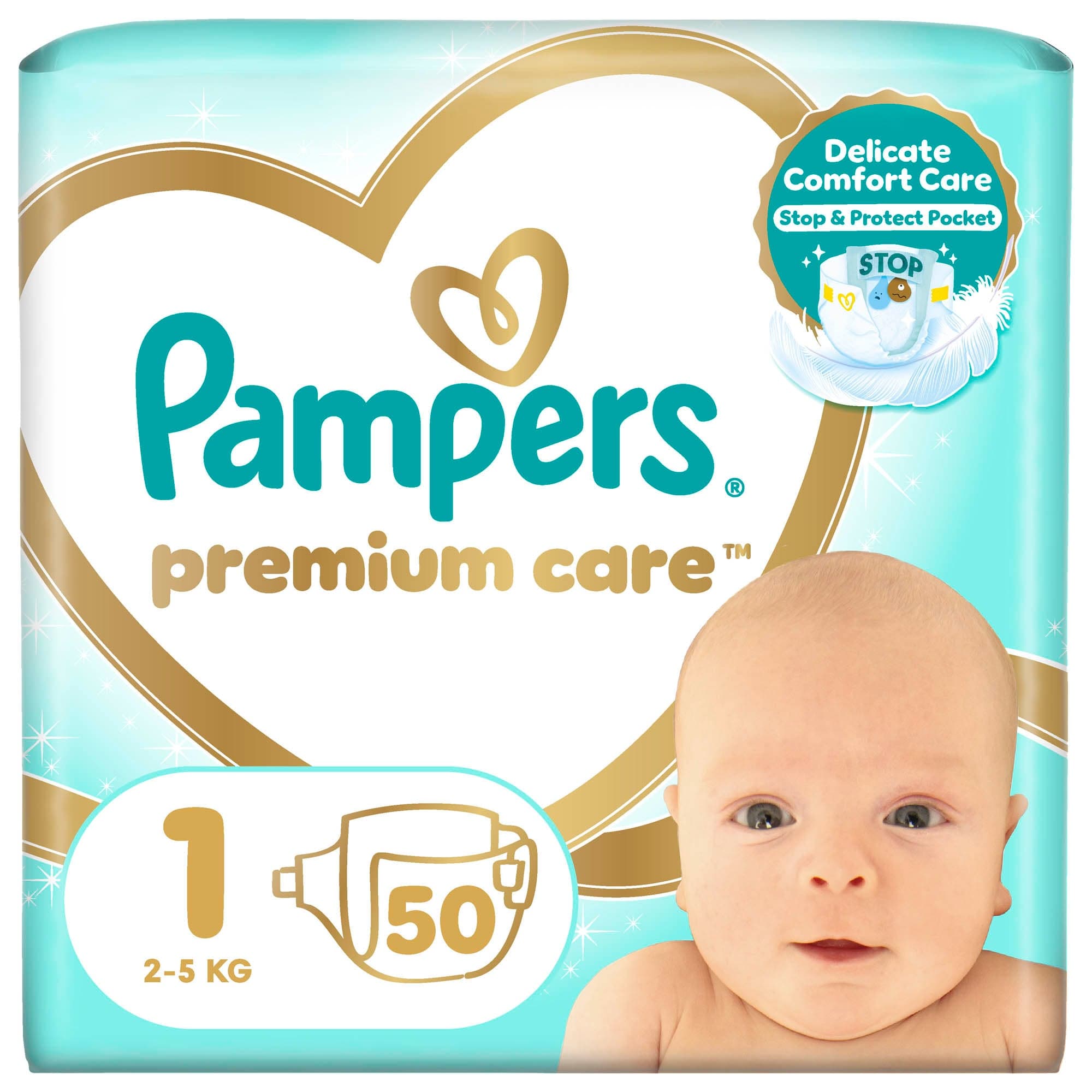 Pampers Premium care jednorázové plenky 1 (2–5 kg)