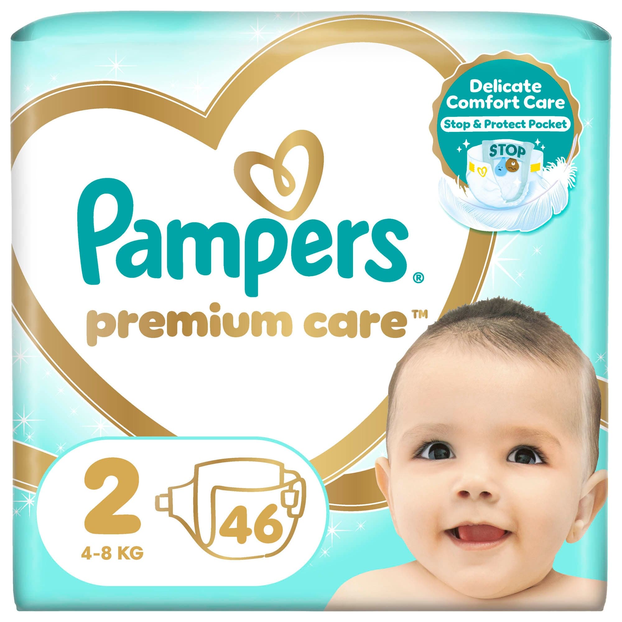 Pampers Premium care jednorázové plenky 2 (4–8 kg)