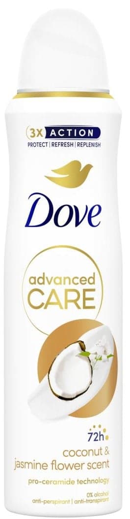 Dove Advanced Care Coconut & Jasmine Flower antiperspirant sprej
