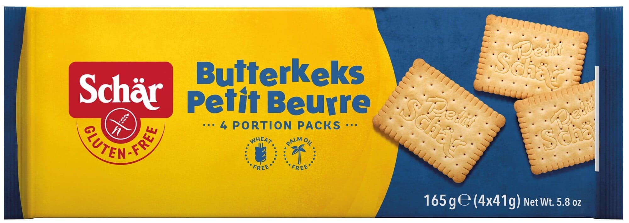 Schär Bezlepkové máslové sušenky
