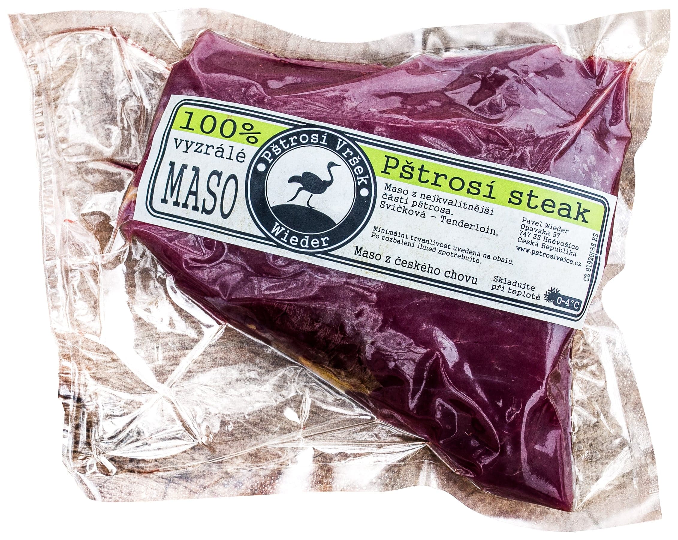 Farma Wieder Pštrosí steak