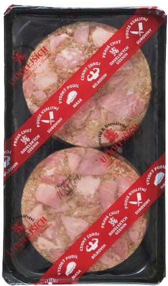 U Dolejších Tlačenka šunková 4 plátky