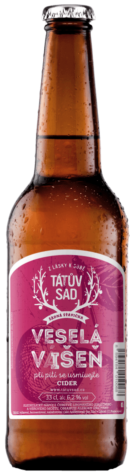 Tátův sad Cider višňový