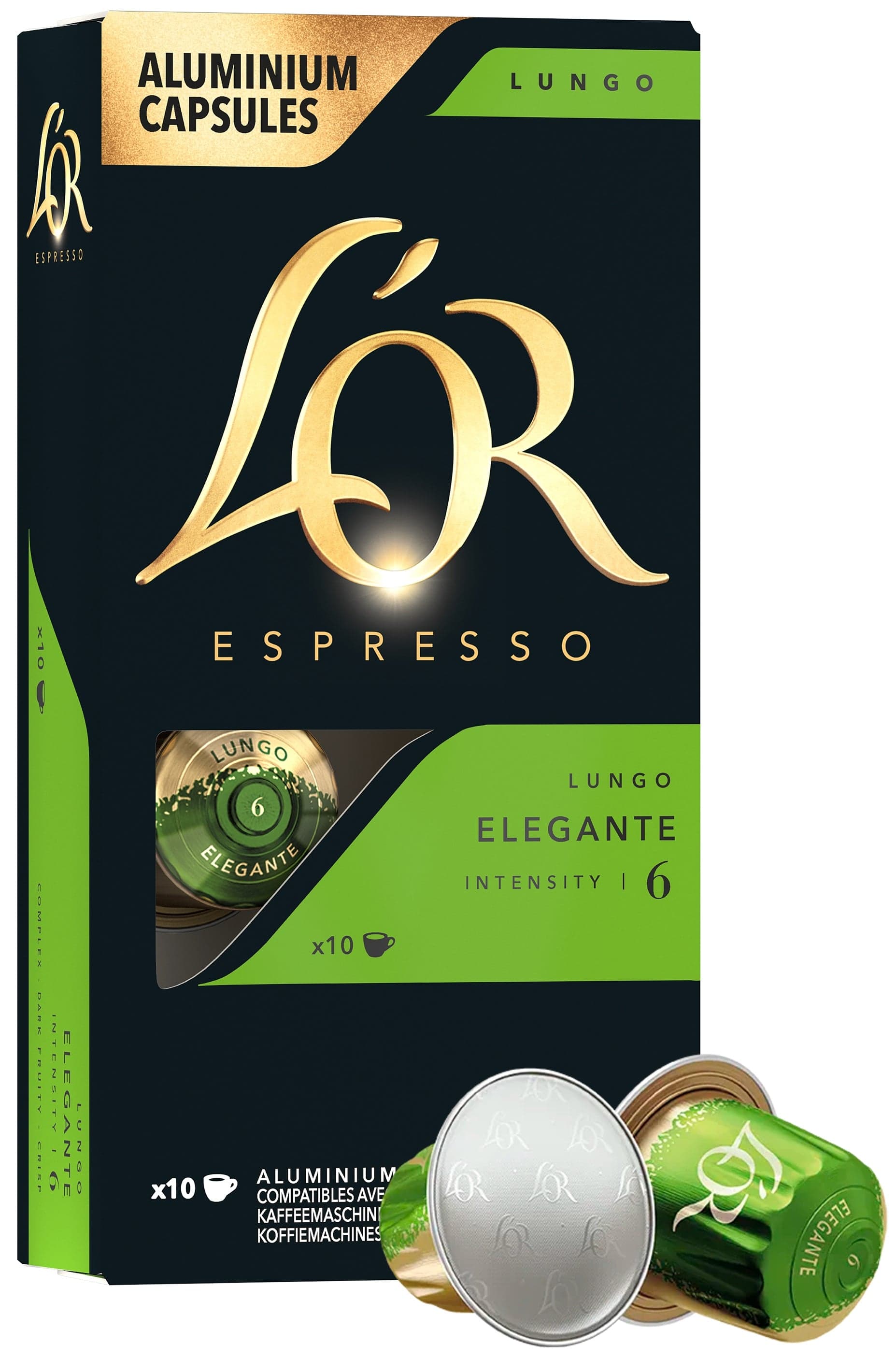 L'OR Espresso Elegante Lungo 6 kapsle pro kávovary Nespresso Original