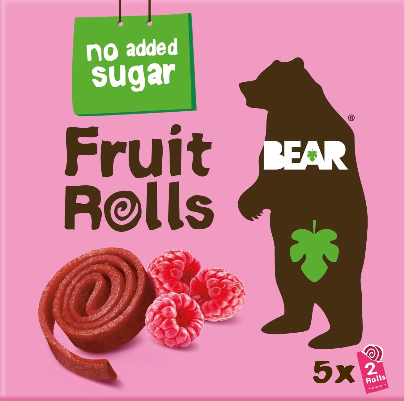 Bear Fruit Rolls ovocné rolované plátky malina 5×20 g