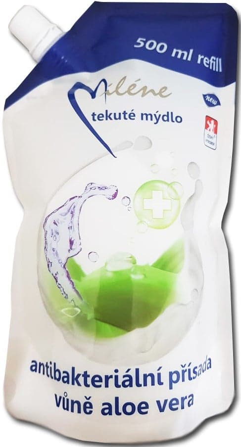 Miléne Aloe vera antibakteriální tekuté mýdlo náhradní náplň