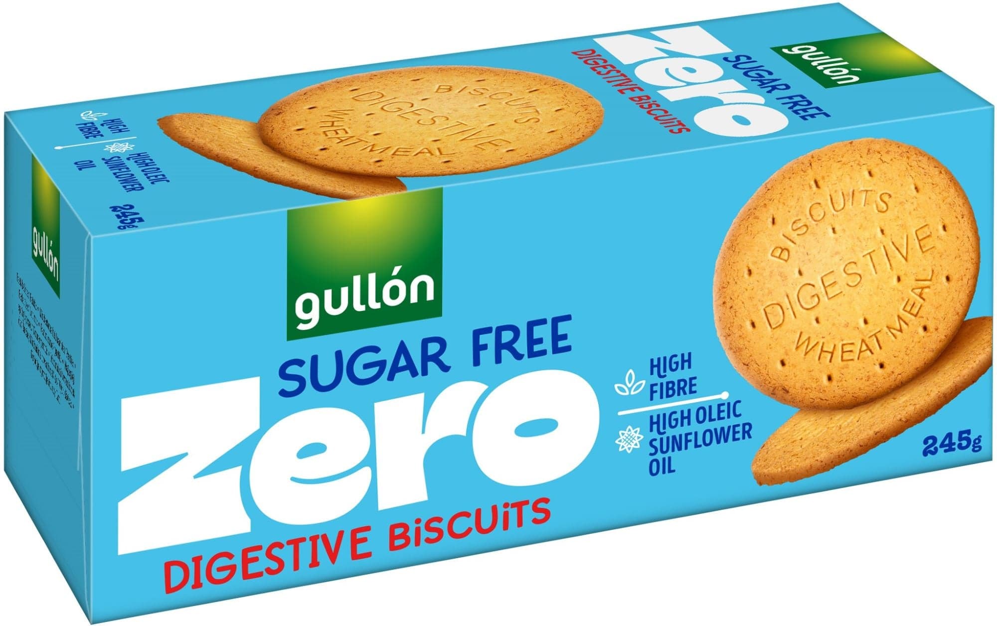 Gullón Digestive Celozrnné sušenky bez cukru se sladidly