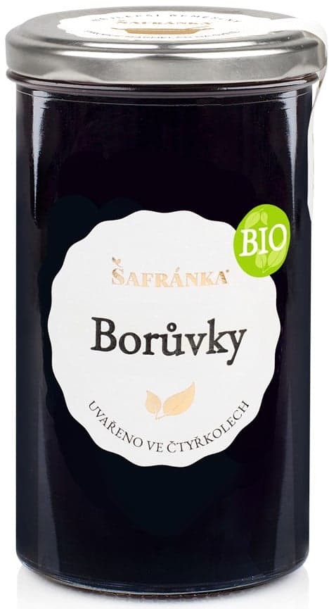 Šafránka BIO Borůvky extra džem výběrový speciální
