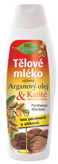 Bione cosmetics BIO Tělové mléko arganový olej a karité