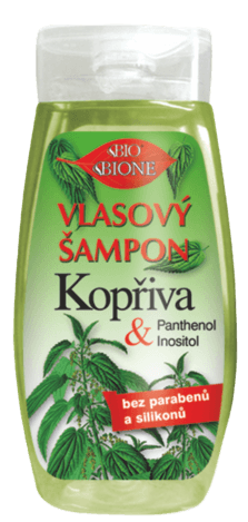 Bione cosmetics BIO Vlasový šampon kopřiva a panthenol