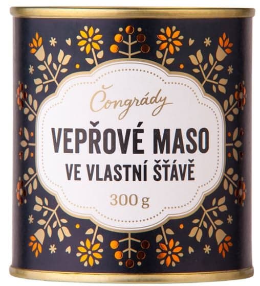 Čongrády Vepřové maso ve vlastní šťávě