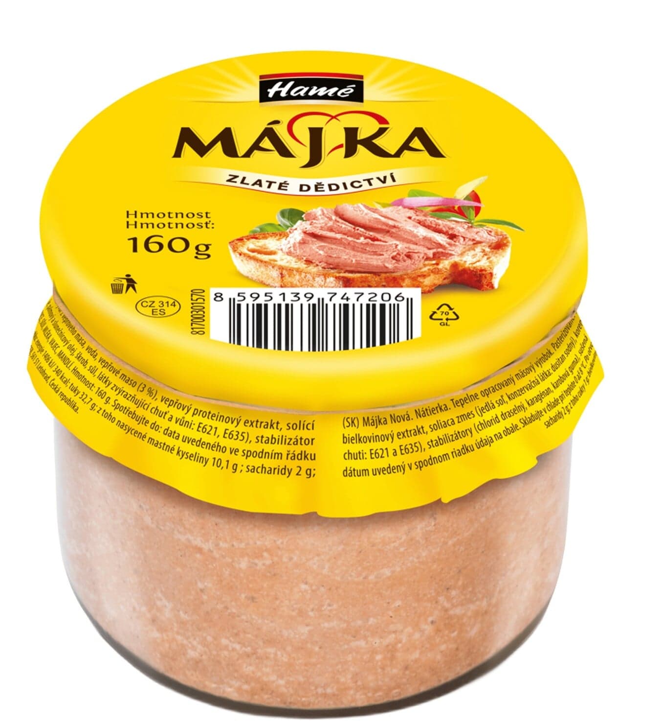Hamé Májka ve skle