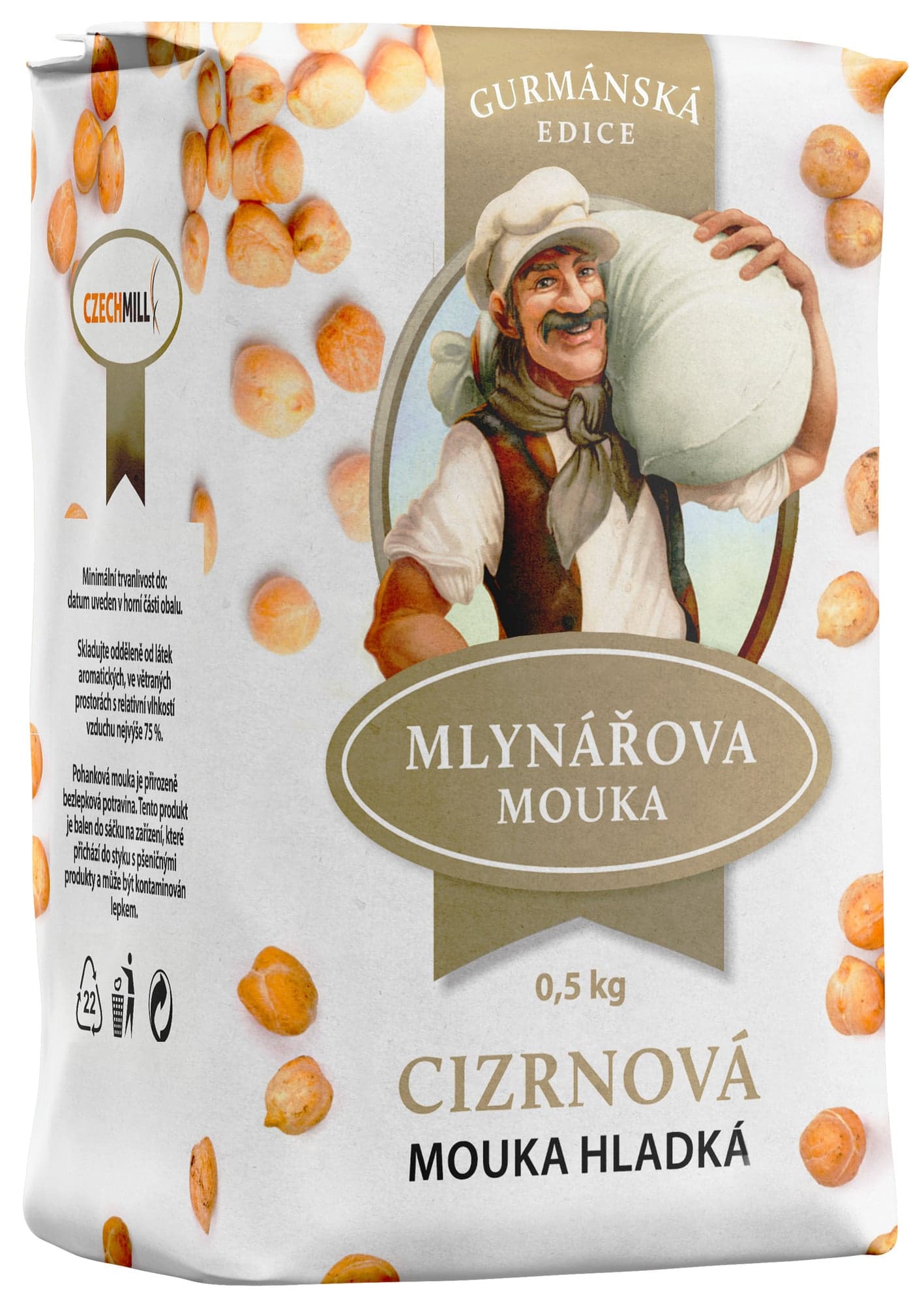 Mlynářova mouka Cizrnová mouka hladká