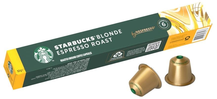 Starbucks Blonde Espresso Roast by Nespresso Blonde Roast kávové kapsle