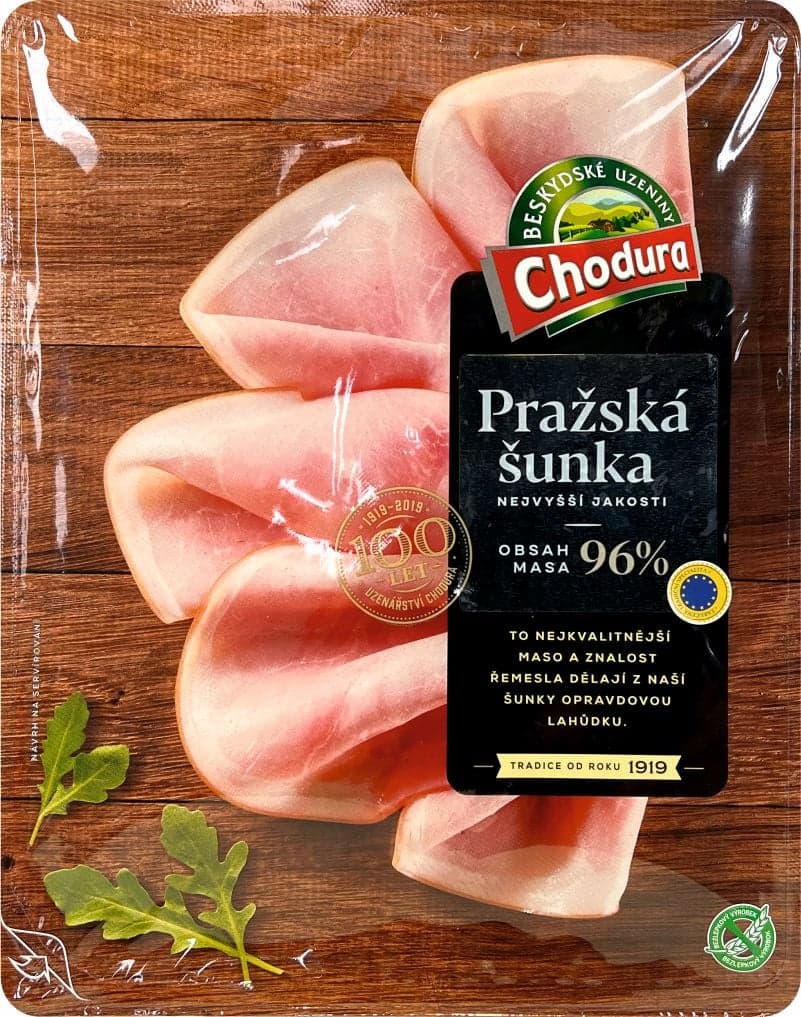 Chodura Pražská šunka nejvyšší jakosti 96 %