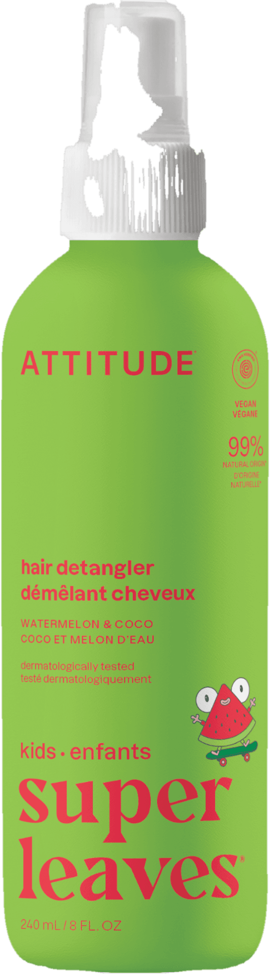 Attitude Super Leaves Kids sprej pro snadné rozčesávání vlásků