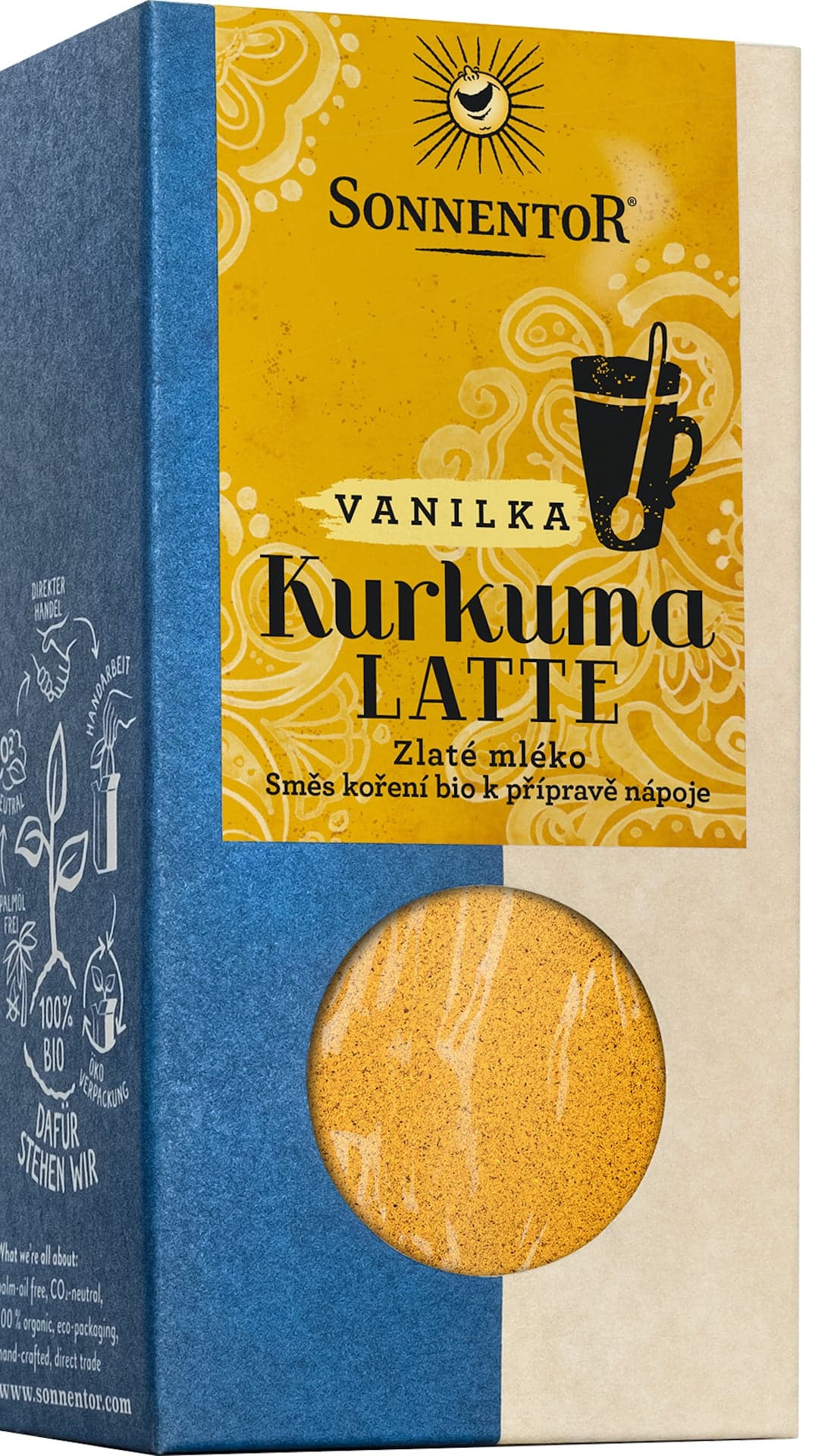 Sonnentor BIO Kurkuma Latte vanilka