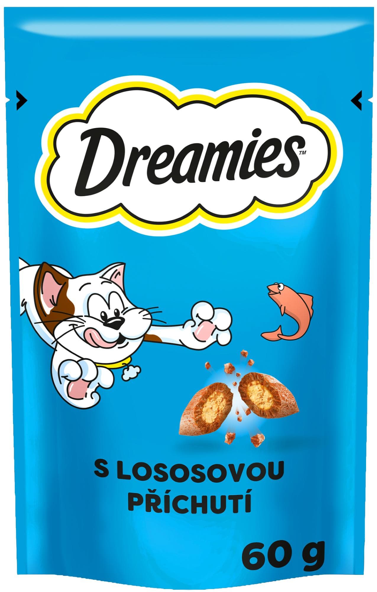 Dreamies S lahodným lososem pro kočky