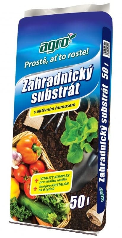 AGRO Zahradnický substrát s aktivním humusem