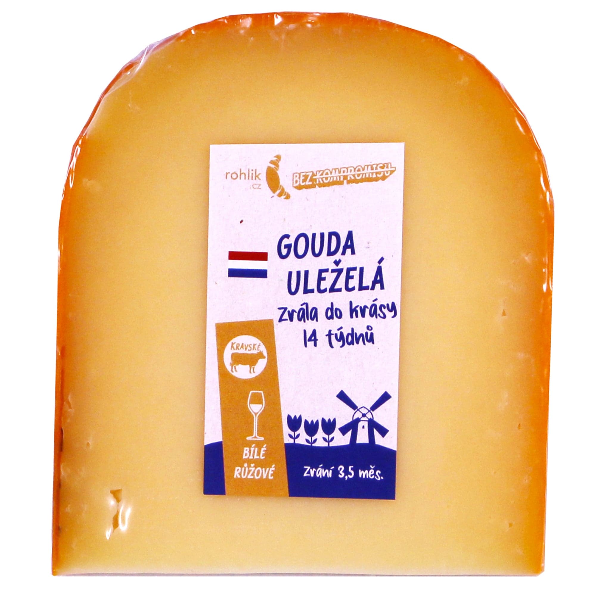 Gouda uleželá 14 týdnů výkroj