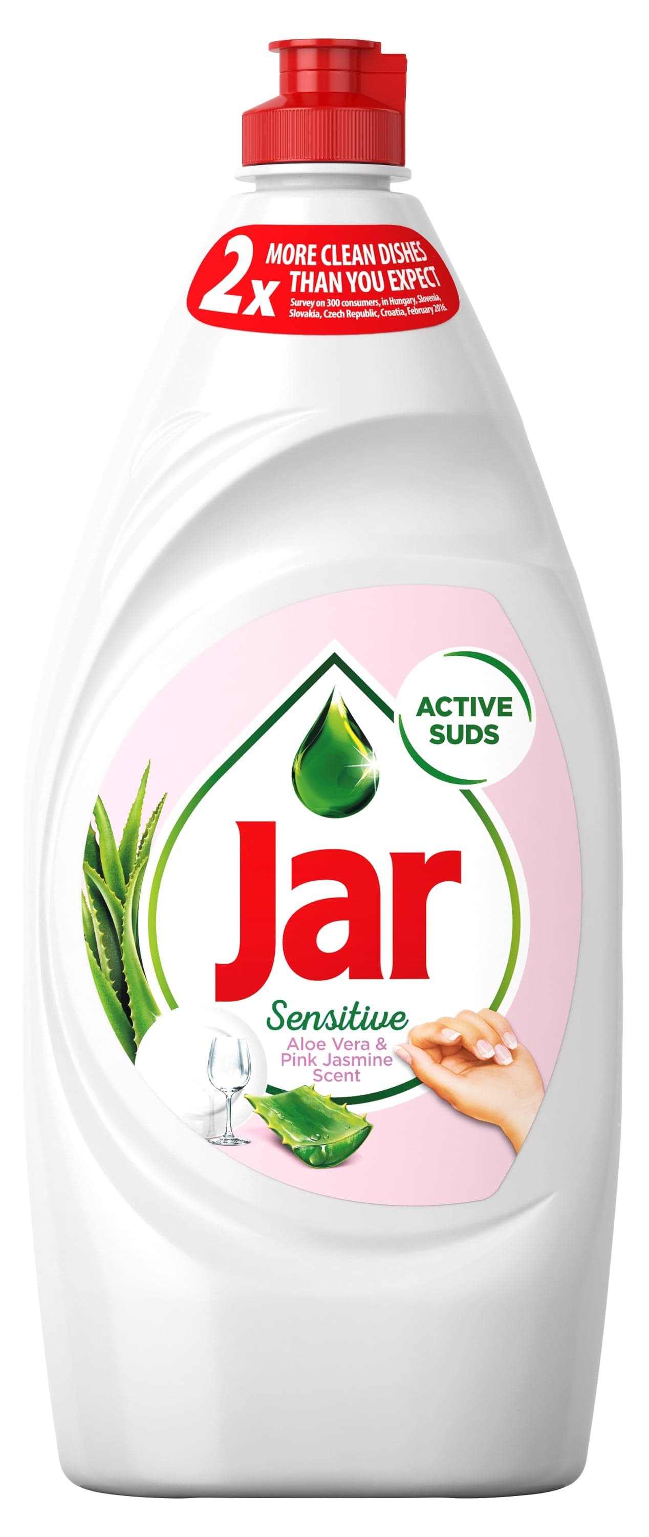 Jar Sensitive Aloe vera & pink jasmine Prostředek na ruční mytí nádobí