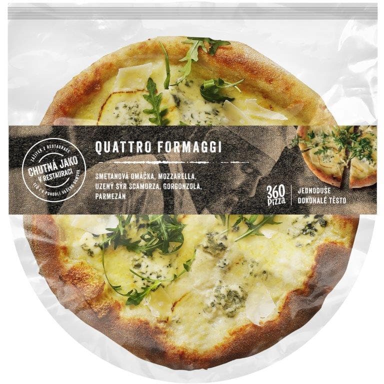 360 Pizza Quattro formaggi