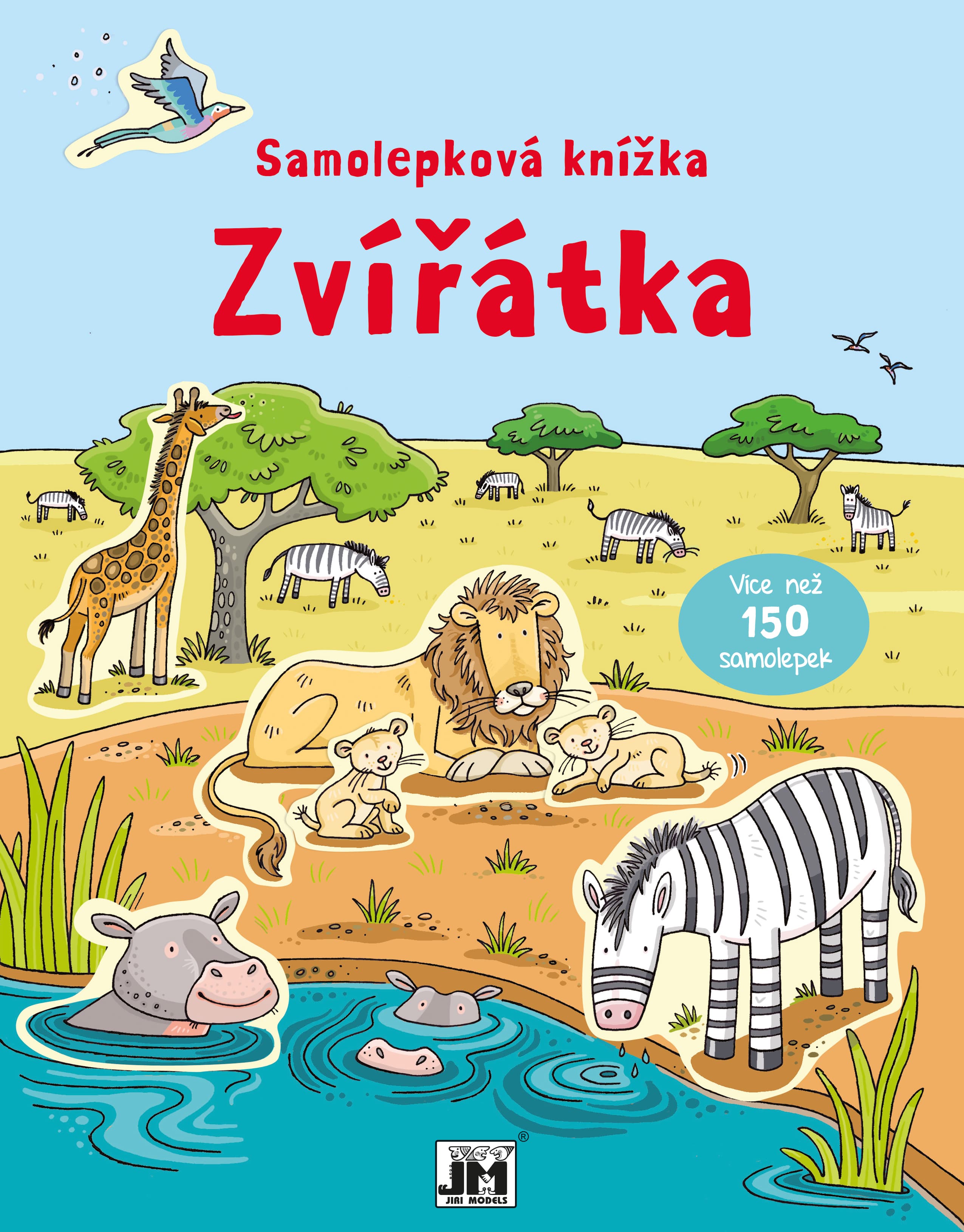 JIRI MODELS Samolepková knížka zvířátka