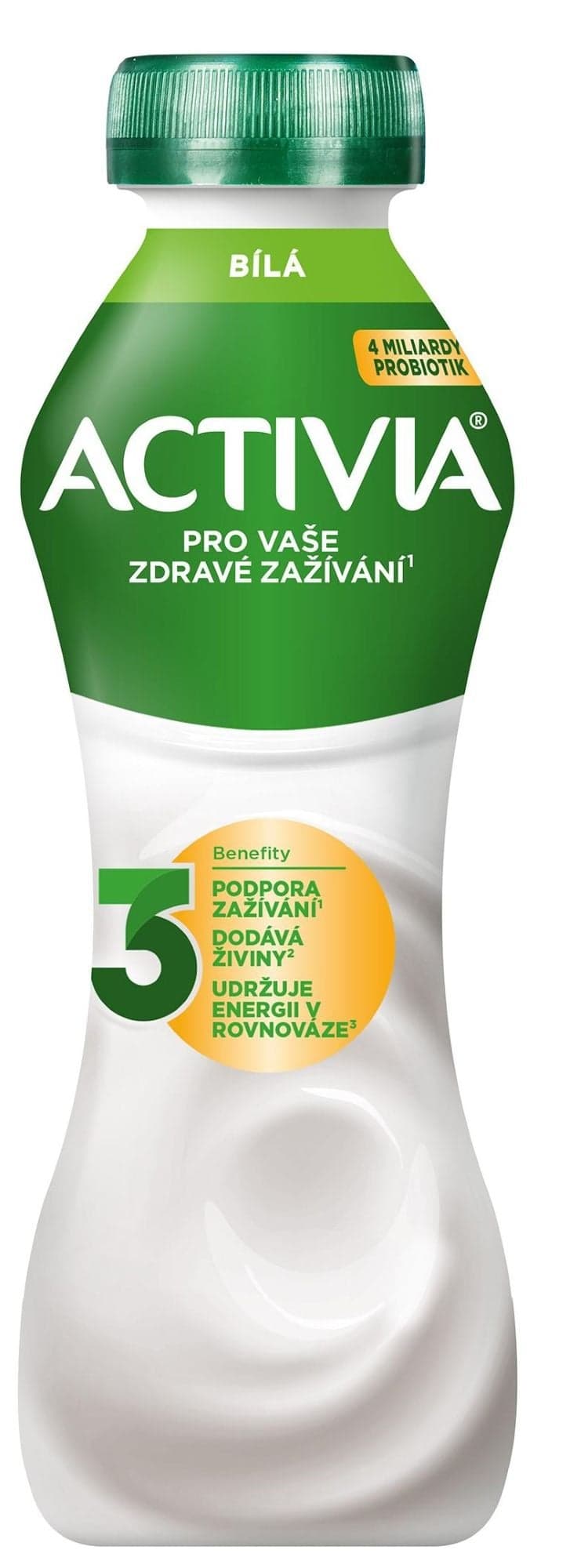 Activia probiotický jogurtový nápoj bílý