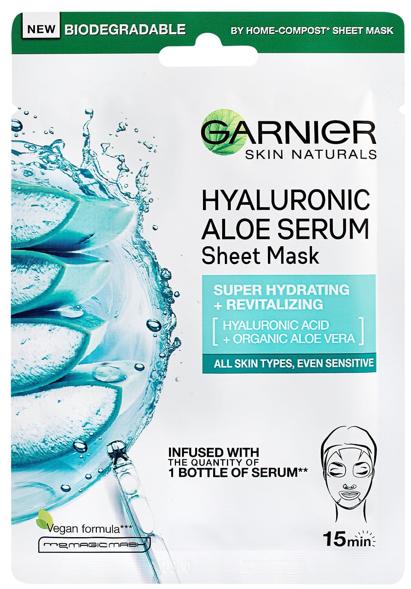 Garnier Hyaluronic Aloe Superhydratační textilní maska